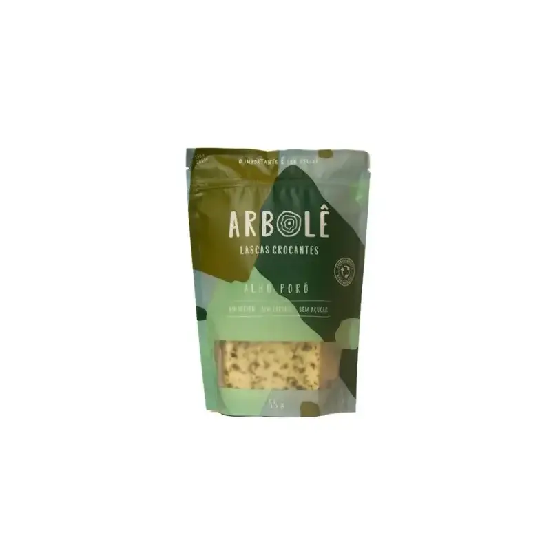 Lasca crocante alho poró Arboê 55g